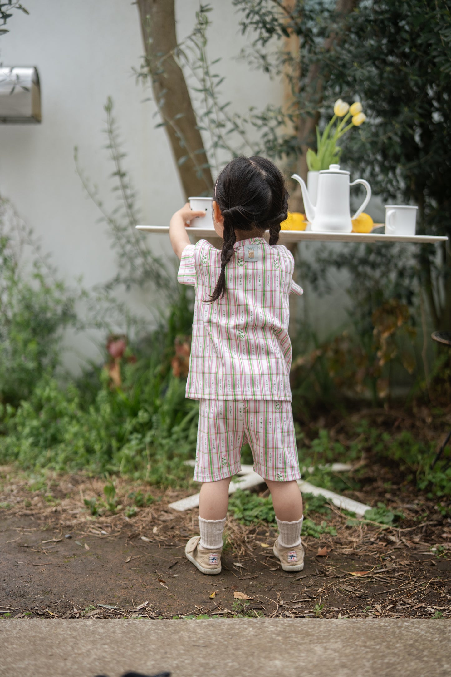 Short Leggings - Garden