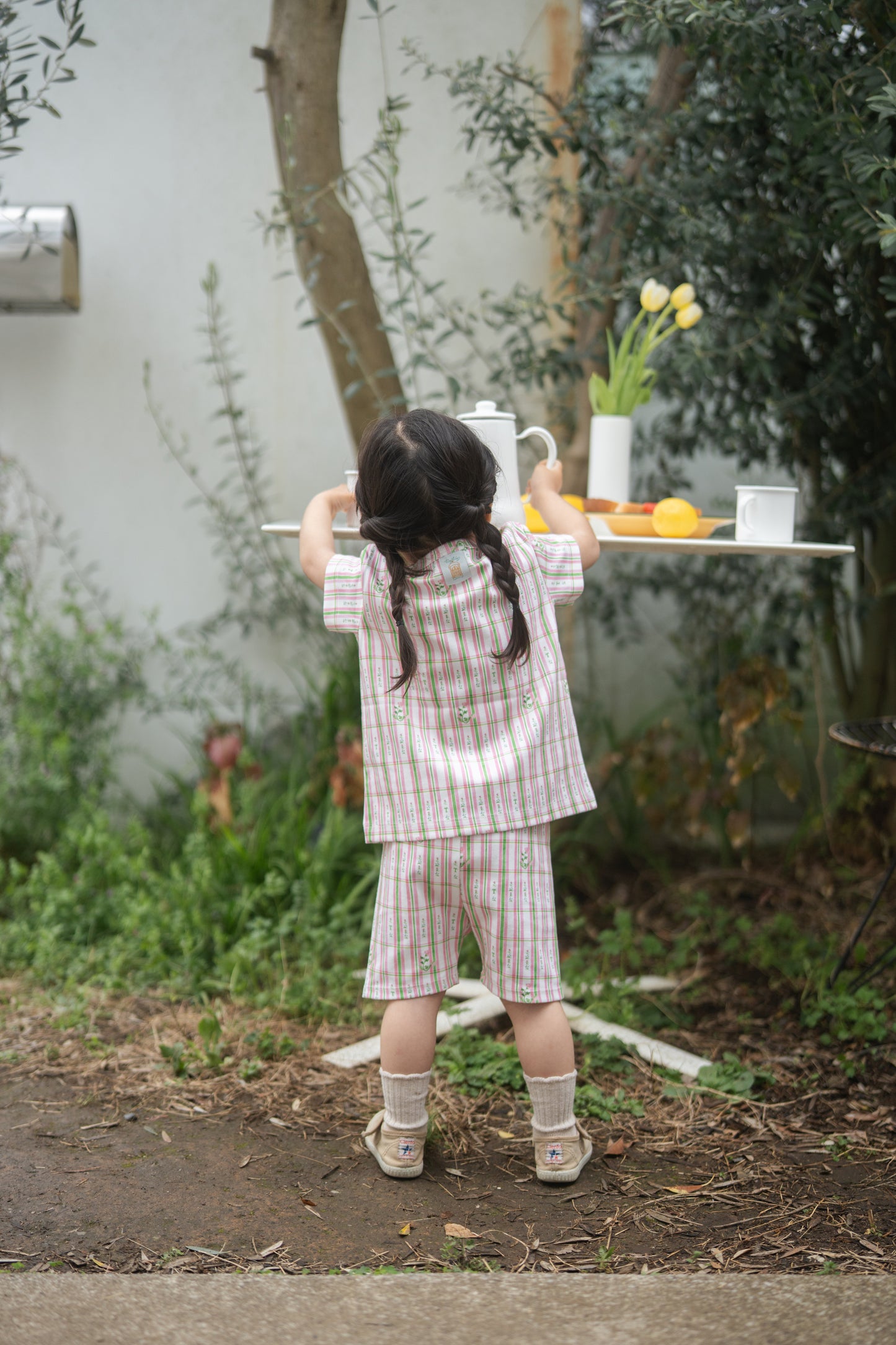 Short Leggings - Garden