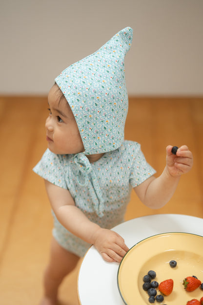 Short Sleeve Bodysuit - Flower