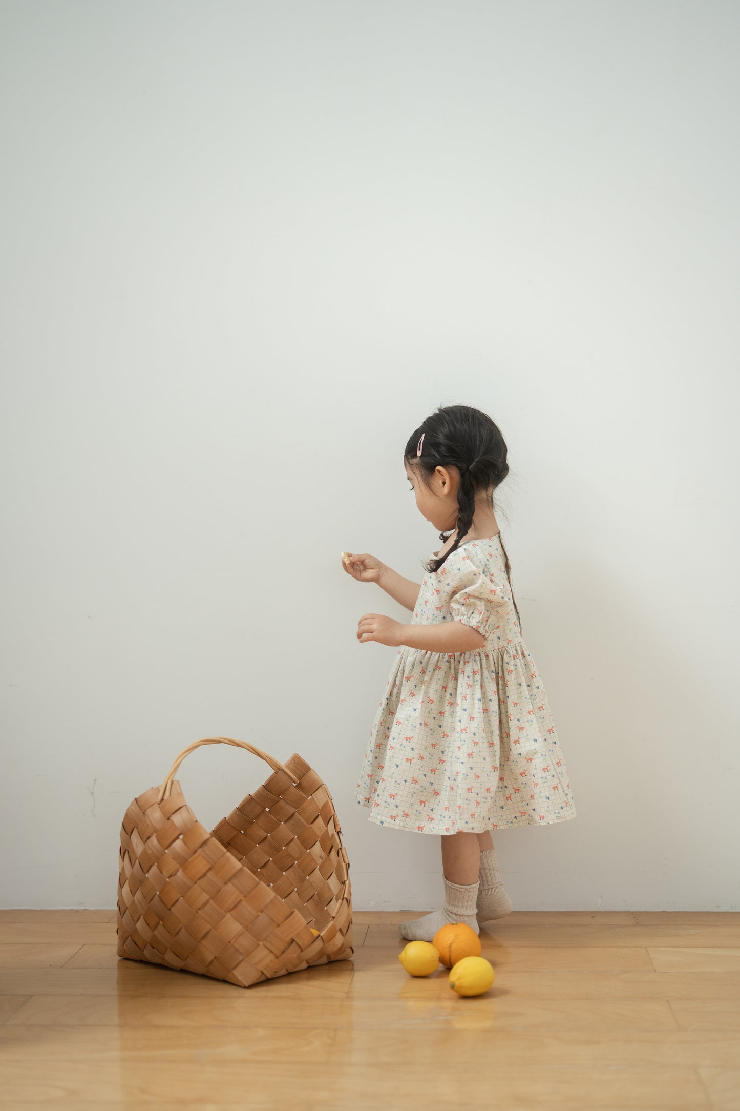 Short Sleeve Dress - Kitsune