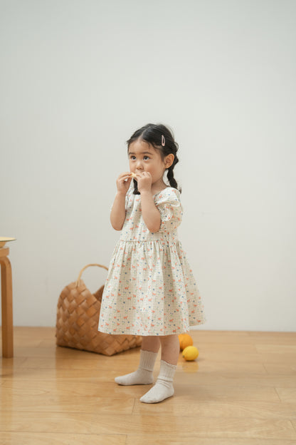 Short Sleeve Dress - Kitsune