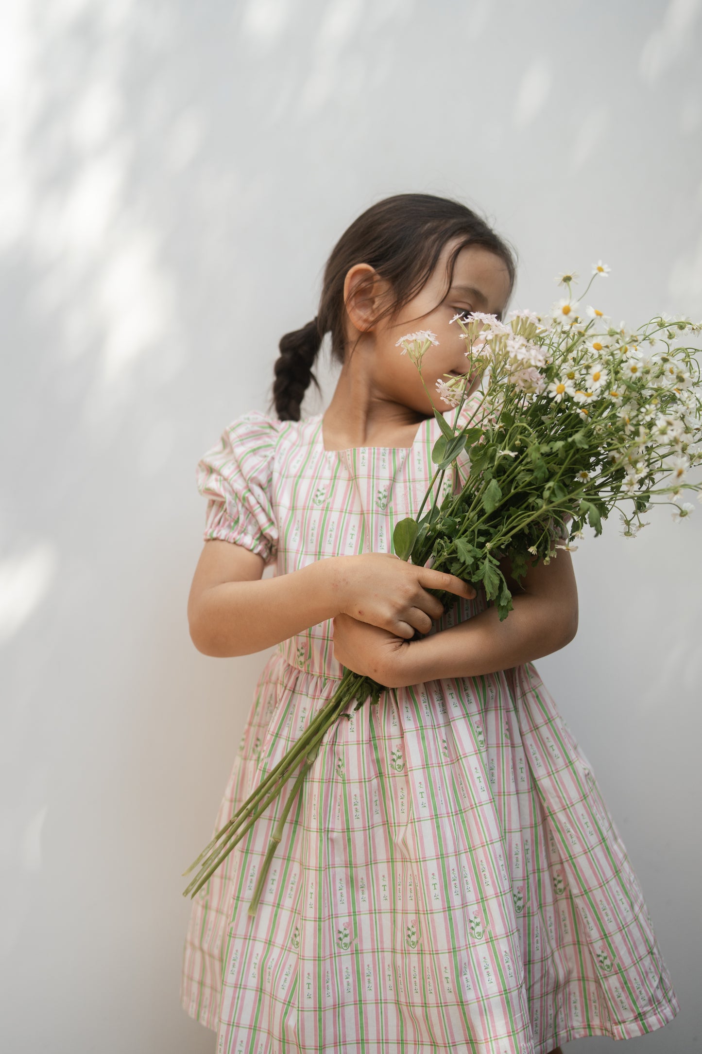 Short Sleeve Dress - Garden