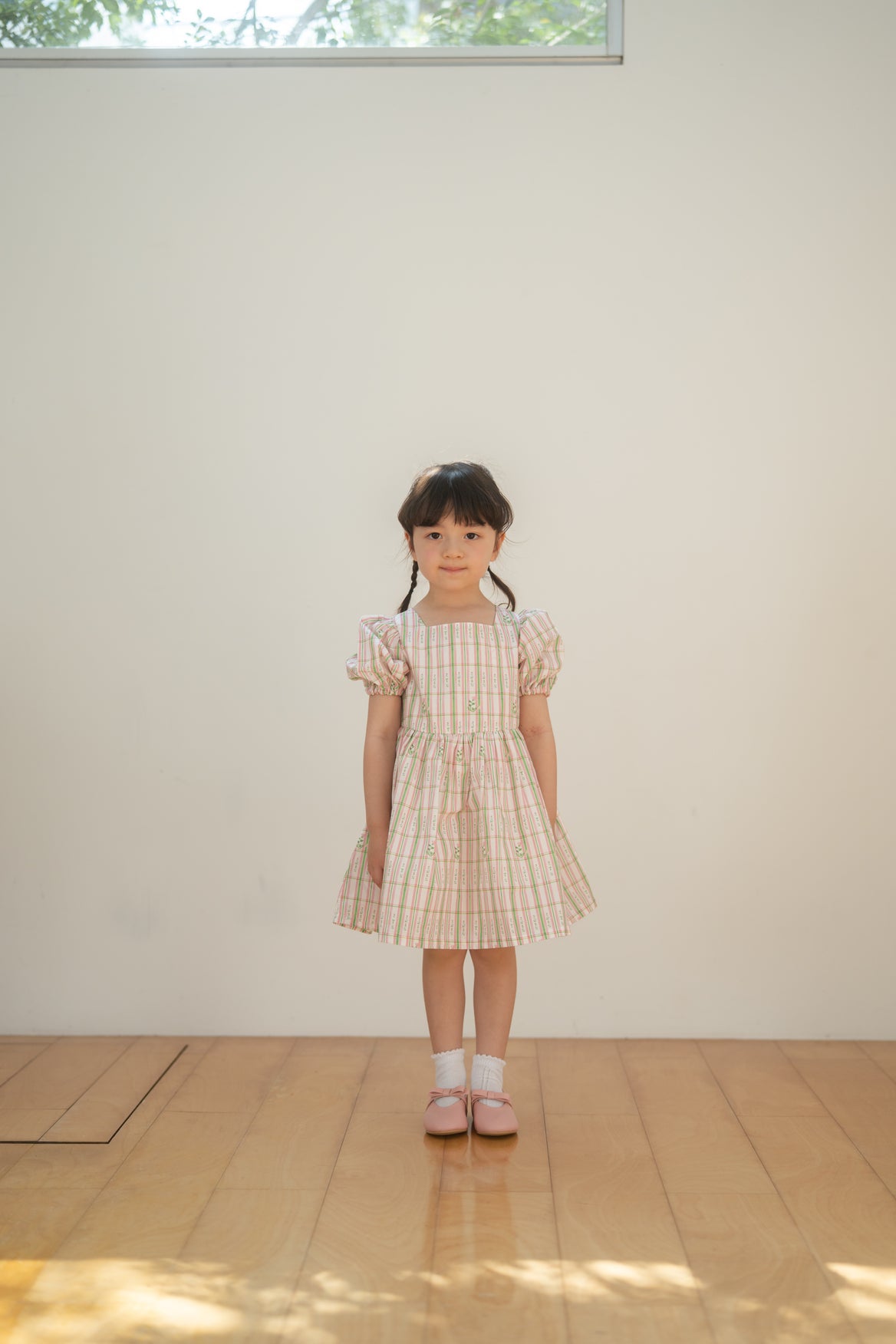 Short Sleeve Dress - Garden