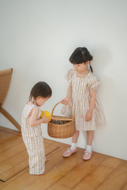 Short Sleeve Dress - Garden