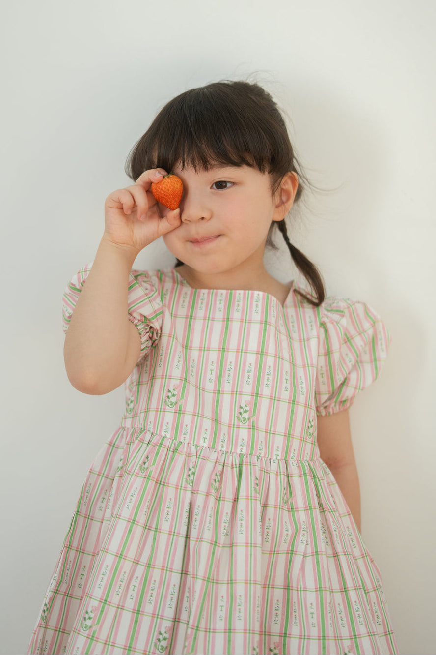 Short Sleeve Dress - Garden