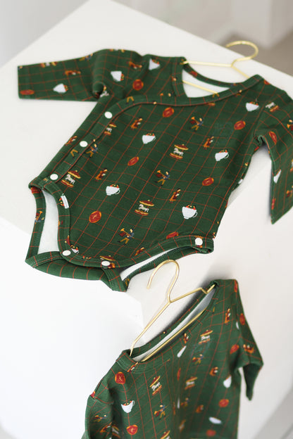 Long Sleeve Bodysuit - Holiday Fairground