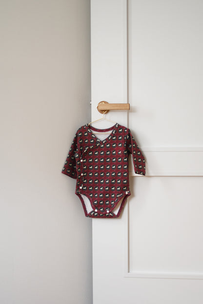 Long Sleeve Bodysuit - Horse