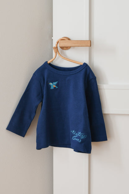 Long Sleeve T-Shirt - One-point Kawasemi